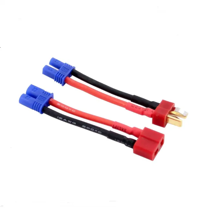 2Pcs%2014awg/18awg%20%204cm%20Deans%20T%20Plug%20Male%20Female%20to%20Tamiya%20%20EC2%20Mini%20Tamiya%20Male%20Female%20Connector%20Adaptor%20Plug%20for%20Rc%20Battery%20ESC%20-%20Image%207