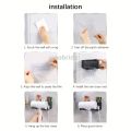 Hair Dryer Holder Wall Dryer Bracket Straightener Stand Hairdryer Organizer Hair Brush Storage Box Bathroom Accessories.