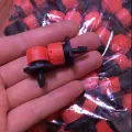 100-1000pcs Adjustable Drip Irrigation Droppers Rotating Sprinklers 1/4'' Emitter Dripper For Micro Balcony Yard Watering System. 