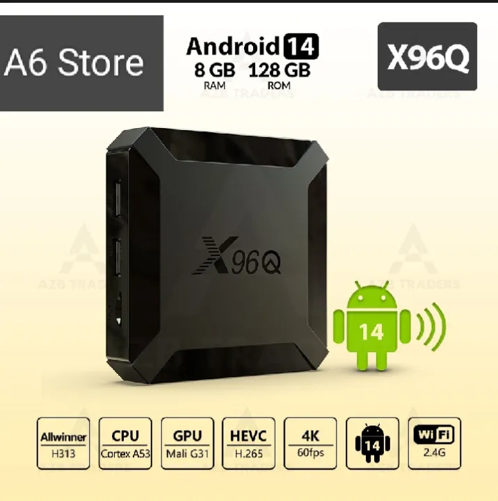 X96Q /8GB-128GB/Android /4K RESOLUTION/ANDROID TV BOX | Daraz.pk