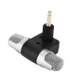 Mic Microphone for Phone Stereo Microphone  Stereo Microphone Mic 3.5mm Gold plating Plug Jack for Andriod Phones iPhones. 