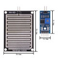 Snow Raindrops Detection Sensor Module Rain Weather Module Humidity  For Arduino Robot Car Diy Kit 5V/12V Relay Control Module. 