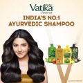 Dabur Vatika Ayurvedic Shampoo - 650ml | Damage Therapy | With Power of 10 ingredients for solving 10 hair problems| No Parabens | For all hair types. 