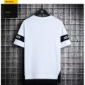 Men's Fashion Casual Set Versatile Youth Round Neck Slim Fit Short sleeved T-shirt+Fashion Sports Pants Two Piece Set for Men. 