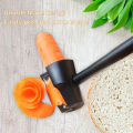 Vegetable Fruit Cutter Household Spiral Funnel Flower Shredder Peeler Artifact Portable Fast Carrot Cutter Slicer Spiral Cutter.