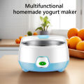 1L Automatic Rice Yogurt Maker Easy To Clean Electric Grease Yogurt Maker Rust-Proof Household Natto Fermenting Machine 220V 15W. 