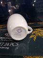 Beautiful white golden line bone Tea Mug Coffee Mug, Men's and Women's Tea Mugs for Office and Home with Handle, Camping Mug.11 oz. 