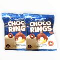 CHOCO RINGS Biscuits Coated With indulging Chocolate ( 1 Box in 12 pc). 