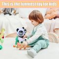 Revenge Love toy ,Pop Out Eyeball Panda Squeeze Toy For Stress Relief & Prank, With Moving Glasses Design. 