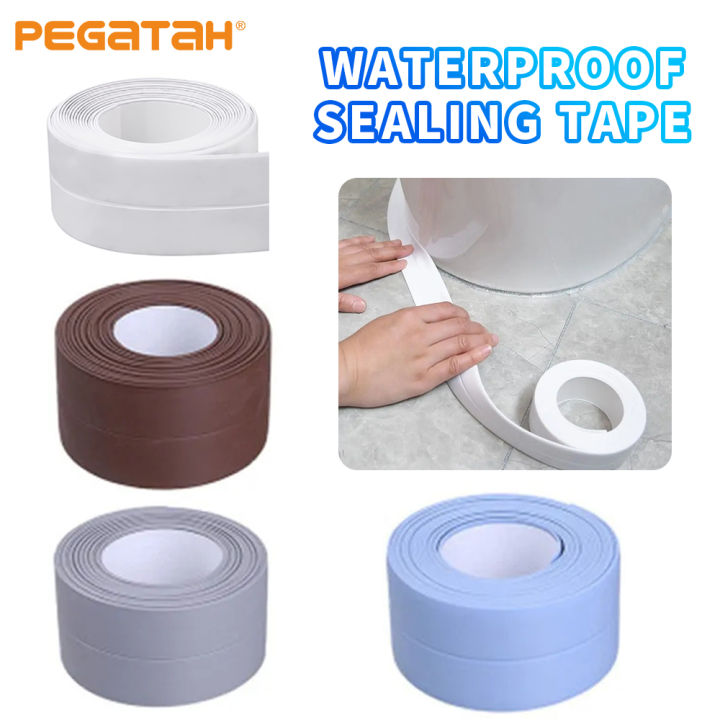 PVC Sealing Strip Tape Bathroom Bath Toilet Caulk Tape Self Adhesive ...