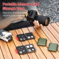 22 Slots SD Card Case Holder Waterproof Memory Card Storage Box for 8 SD SDHC SDXC Cards +12 MicroSD TF MSD Cards+2Nano SIM Card. 