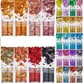 4Bottles/Set Gold Foil Leaf Flake Craft For Epoxy Resin Mold Jewelry Making Decoration Gold Foil Paper Nail Art Glitter Supplies.