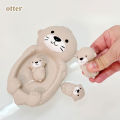 Baby Bath Toys Floating Animal Otter Hippo Seal Kid Bathroom Shower Basketball Hoop Game Children Swimming Pool Water Play Gift. 