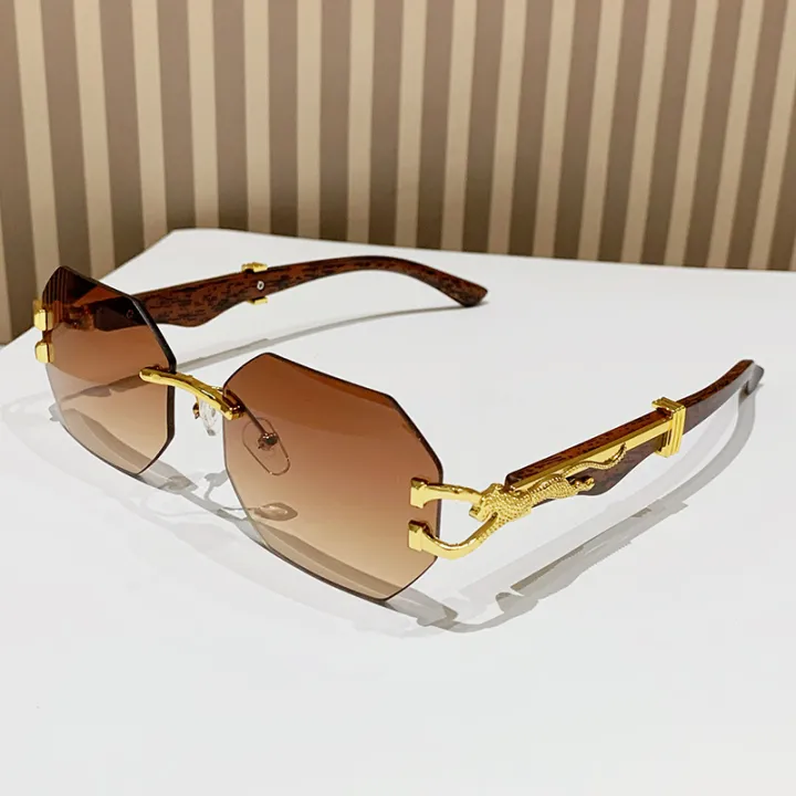 Cycling%20Rimless%20Hexagon%20Sunglasses%20Men%20Gradient%20Lens%20Square%20Sun%20Glasses%20for%20Women%202024%20Luxury%20Brand%20Designer%20Eyewear%20UV400%20-%20Image%203