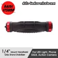 Camera Accessories, aluminum handle, rubber grip, extendable tripod for DSLR, action camera, flash and other accessories. 