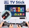 Q9 Game stick 2.0 Dual system game stick 8k retro games with wireless controller 64 GB memory card game + android box 30000+ games. 