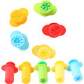 5Pcs/Pack Plasticine Mold Tools Kit Polymer Clay DIY Love Heart Stars Noodles Plasticine Tools Educational Toy For Kid.