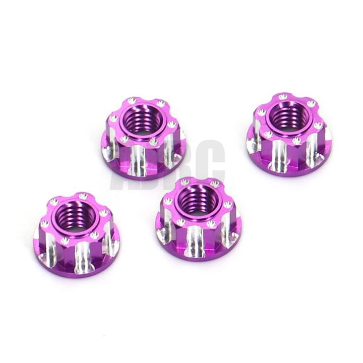 4pcs%20Aluminum%20Alloy%20M4%20Tire%20Nut%20For%201/10%20Rc%20Wheel%20Nut%20Traxxas%20Trx4%20Trx6%20Axial%20Scx10%20Hsp%20Yokomo%20D90%20D110%20Slash%20Rgt%20-%20Image%203