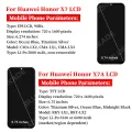 RKY-LX1 For Huawei Honor X7a LCD  RKY-LX2 Display Touch Screen Digitizer For Honor X7 LCD CMA-LX2 CMA-LX1 CMA-LX3 Replace Parts. 