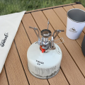 Gas Cooker Camping Accessories Portable Outdoor Camping Aluminum Alloy Ultra Light Picnic Cooking Camp Stove Survival Furnace. 