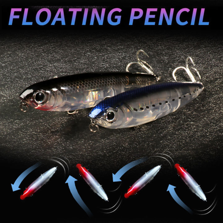 GOBAIT%20Floating%20Pencil%20Bait%2017.5g%2010cm%20Topwater%20Walk%20The%20Dog%20Fishing%20Lure%203D%20Swimbait%20Hook%20Popper%20Pesca%20Minnow%20Rattle%20Cranbait%20-%20Image%203