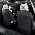 2pcs Cute Pomeranian Print Car Headrest Covers | Easy-to-Install and Wash,.