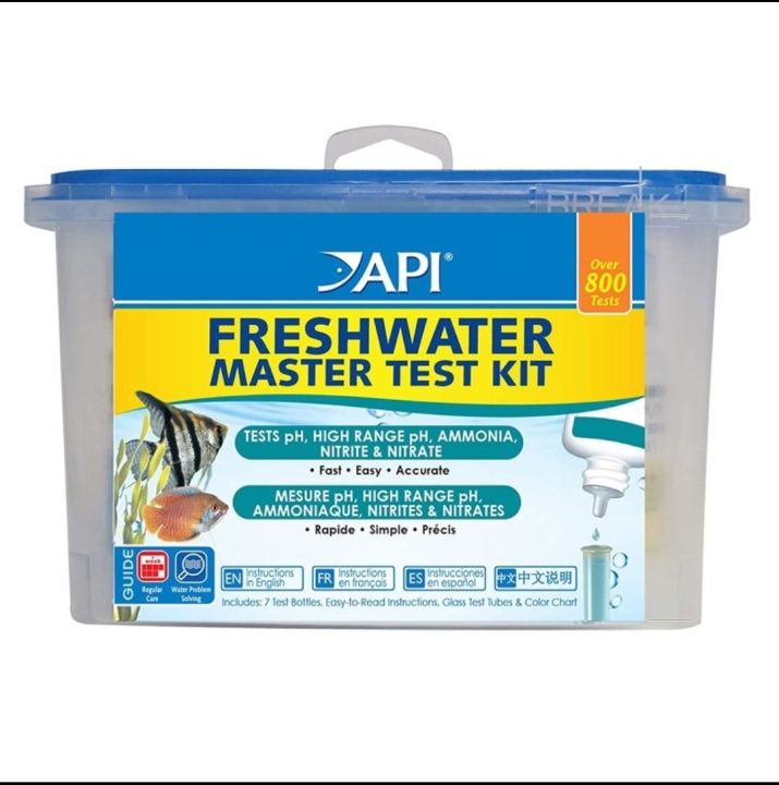 API Freshwater Master Test Kit For Aquarium Biofloc Hydroponics Pond Fish Culture By Crown Aquatics