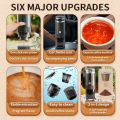 JFBONIN Electric Portable Coffee Machine Capsule Ground Coffee Brewer for Coffee Powder And Coffee Capsule - Coffee Maker.