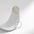 MODIAN Minimalist 925 Sterling Silver Thin Stackable Smooth Rings Classic Gold Color Fine Jewelry For Women Girl Party Gifts. 