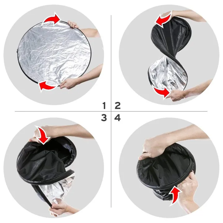 60cm%2080cm%20110cm%20Portable%20Outdoor%205%20in%201%20Photo%20Studio%20Light%20Diffuser%20Photography%20Reflector%20Collapsible%20-%20Image%205