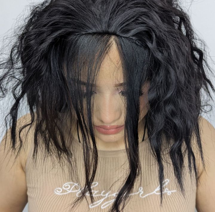 12%20Inches%20Clip%20In%20Hair%20Toupee%20Brown/%20Hair%20Patch/%20Hair%20Topper%20For%20Women%20-%20Image%205