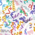Ribbon/Confetti Sticker 20pc Multicolor Journaling Scrapbooking.