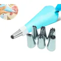 Dada cream squeezer head set, squeezer head set, squeezer head, all sizes, squeezer head, whipping head cream, squeezer head with Bag, 1 set of 14 pieces. 