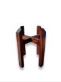 Single Stand Pine Wood Plant Stand Flower Shelf. 