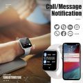 Smart Watch for Men & Women – IP68 Waterproof Fitness Tracker – Sports Watch with Heart Rate & Sleep Monitor – Pedometer & Smart Notifications (WhatsApp, Calls, Messages) – Activity Bracelet for Android & iOS – Stylish & Comfortable Wearable Tech.. 