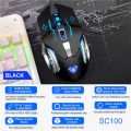 Wireless Mouse with Nano Receiver for PC, Laptop, Computer, Desktop 2400 DPI SILENT CLICK RGB rechargeable wireless mouse. 