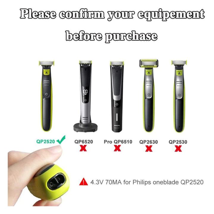 4.3V%20USB%20A00390%20Charger%20Power%20Cord%20Adaptor%20for%20Philips%20Norelco%20OneBlade%20QP2520%20QP2521%20QP2523%20QP2510%20/%2011%20Shaver%20Charging%20Cable%20-%20Image%202