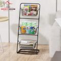 Kitchen Organizer/Fruit Basket/Vegetable stand/Kitchen Counter Rack In Black Color. 