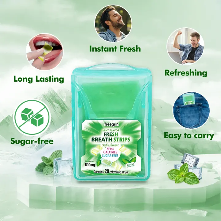 FREEGRIN%20Cool%20Mint%20Pocketpaks%20Breath%20Strips,Sugar-Free%20Dissolving%20Strips,20%20Strips%20Per%20Pack,use%20for%20On-the-Go%20-%20Image%202