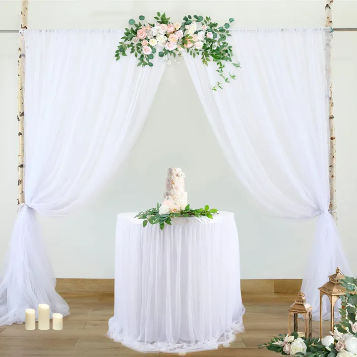 1.6x2m%20Ivory%20Chiffon%20Backdrop%20Wedding%20Tulle%20Yarn%20Background%20Crystal%20Sheer%20Fabric%20Rustic%20Country%20Wedding%20Birthday%20Party%20Decor%20-%20Image%203
