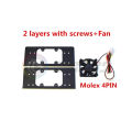 3.5 Inch Hard Disk Bracket 2/3 layers Holder Desktop Computer Case Mechanical HDD Expansion Double layer Support Bracket. 