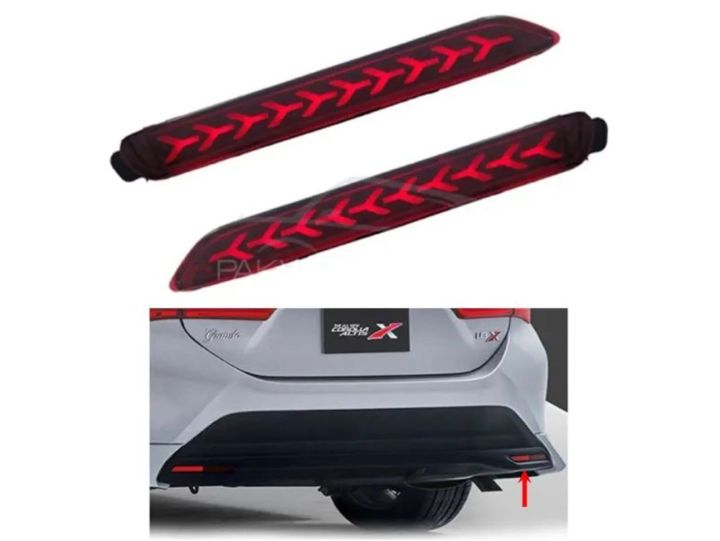 Toyota Corolla X 2021-2023 Rear Reflector Bumper LED Light