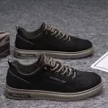 Men Casual Shoes Breathable White Sneakers Fashion Driving Walking Tennis Shoes for Male Skate Flats. 
