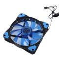 120mm 12cm 15LED Ultra Silent Computer PC Case Cooling Fan 12V With Rubber Quiet Molex Connector 3 / 4Pin plug fans Cooler. 