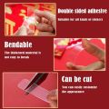 Reusable Double Sided Tape Transparent Nano Glue Seamless Self Adhesive Waterproof Seamless Wall Stickers Washable Tape. 