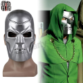 Dr. Victor Doctor Von Downy Subdue Adult Green uniform set Movie Doctor Doom Cosplay Costume mask Halloween Party Outfit.