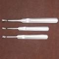 Premium Stainless Steel Leather Crafting Slot Tool Set - Groover, V & U Shape Gouge, Edge Skiving Knife, DIY Leather Punch Tools.