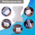 Memory Foam Knee Pillow Back Support Align Spine Pregnancy Body Pillows for Side Sleepers for Orthopedic Sciatica Back Leg Hip. 