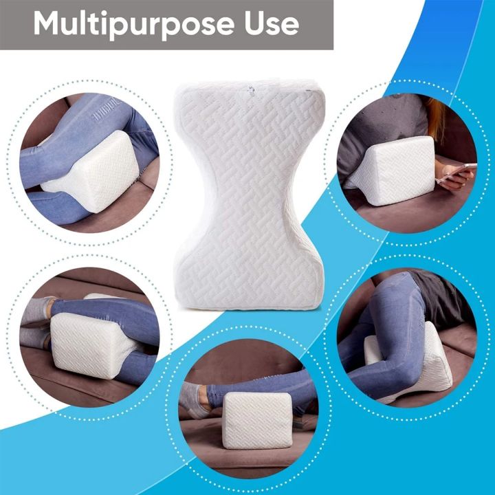 Memory%20Foam%20Knee%20Pillow%20Back%20Support%20Align%20Spine%20Pregnancy%20Body%20Pillows%20for%20Side%20Sleepers%20for%20Orthopedic%20Sciatica%20Back%20Leg%20Hip%20-%20Image%205