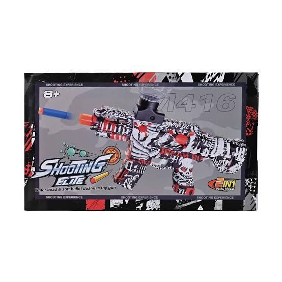 Shooting Elite Water bead & soft bullet dual use toy gun